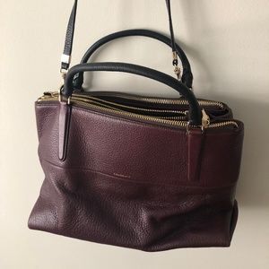 Coach Oxblood Borough Bag